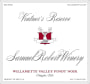 Samuel Robert Winery Vintners Reserve Pinot Noir 2015  Front Label