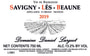 Daniel Largeot Savigny-les-Beaune 2019  Front Label
