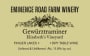 Eminence Road Farm Winery Elizabeth's Vineyard Dry Gewurztraminer 2013 Front Label