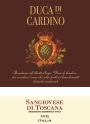 Duca di Cardino Sangiovese di Toscana 2015  Front Label