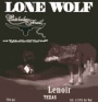 Chisholm Trail Winery Lone Wolf Lenoir 2013 Front Label