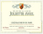 Domaine Juliette Avril Chateauneuf-du-Pape 2018  Front Label