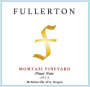 Fullerton Wines Momtazi Vineyard Pinot Noir 2014  Front Label