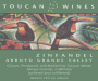 Toucan Wines Estate Zinfandel 2005  Front Label