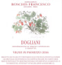 Francesco Boschis Pianezzo Dolcetto di Dogliani 2016  Front Label