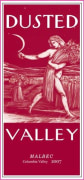 Dusted Valley Malbec 2007 Front Label