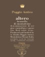Poggio Antico Brunello di Montalcino Altero 2000  Front Label