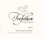 Trefethen Estate Sauvignon Blanc 2015  Front Label