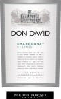 El Esteco Don David Reserve Chardonnay 2012  Front Label