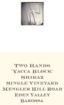 Two Hands Yacca Block Shiraz 2015  Front Label