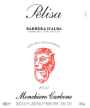 Monchiero Carbone Barbera d'Alba Pelisa 2015  Front Label