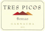 Borsao Tres Picos Garnacha 2012 Front Label