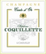Stephane Coquillette Brut Carte d'Or (375ML half-bottle)  Front Label
