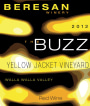Beresan Winery The Buzz Yellow Jacket Vineyard Red 2012 Front Label