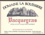 Domaine La Bouissiere Vacqueyras 2017  Front Label