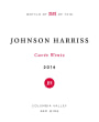 Johnson Harriss Cuvee Wentz Red 2014 Front Label