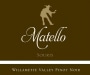 Matello Souris Pinot Noir 2011  Front Label