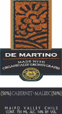 De Martino Organic Cabernet Sauvignon/Malbec 2009  Front Label