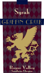 Griffin Creek Syrah 2011  Front Label