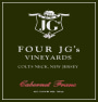 Four JG's Vineyards Cabernet Franc 2005 Front Label