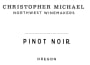 Christopher Michael Pinot Noir 2017  Front Label