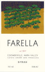 Farella Estate Syrah 2010  Front Label