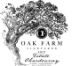 Oak Farm Chardonnay 2017  Front Label