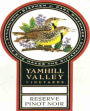 Yamhill Reserve Pinot Noir 2008  Front Label
