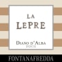 Fontanafredda Diano d'Alba La Lepre 2011  Front Label