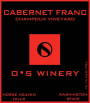O.S Winery Champoux Vineyards Cabernet Franc 2010  Front Label