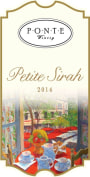 Ponte Family Estate Petite Sirah 2014  Front Label