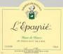 Armand Roux L'Epayrie Blanc Front Label