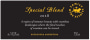 Bodega Del Fin del Mundo Special Blend 2018  Front Label