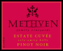 Methven Family Vineyards Estate Cuvee Pinot Noir 2011  Front Label