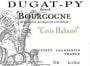 Dugat-Py Bourgogne Cuvee Halinard 2017  Front Label