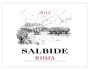 Bodegas Izadi Salbide 2012  Front Label