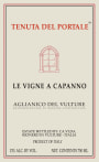 Tenuta del Portale Aglianico del Vulture La Vigne a Capanno 2009  Front Label