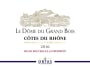 Cave de Rasteau Cotes du Rhone Le Dome du Grand Bois 2016  Front Label