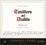 Casillero del Diablo Reserva Merlot 2017  Front Label