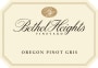 Bethel Heights Pinot Gris 2008 Front Label