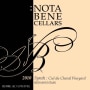Nota Bene Cellars Ciel du Cheval Vineyard Syrah 2010 Front Label