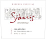 Undurraga Sibaris Reserva Especial Carmenere 2016  Front Label