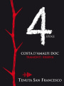 Tenuta San Francesco Costa d'Amalfi 4 Spine Riserva Rosso 2013 Front Label