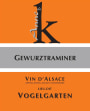 Anne de K Vogelgarten Gewurztraminer 2014  Front Label