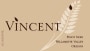 Vincent Wine Company Pinot Noir 2013  Front Label
