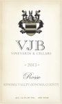 VJB Vineyard & Cellars Rosso 2013  Front Label