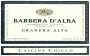 Cascina Chicco Azienda Agricola Barbera d'Alba Granera Alta 2015  Front Label