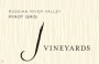 J Vineyards Russian River Pinot Gris 2016 Front Label