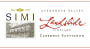Simi Landslide Vineyard Cabernet Sauvignon 2003 Front Label