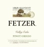 Fetzer Valley Oaks Pinot Grigio 2015 Front Label